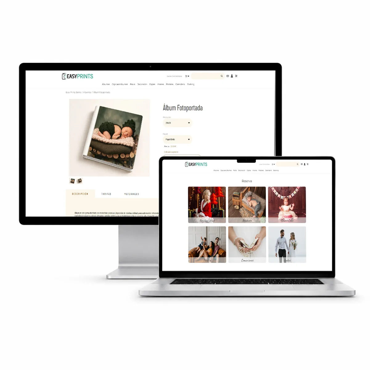Web personalizada para fotógrafos en Easy-Prints