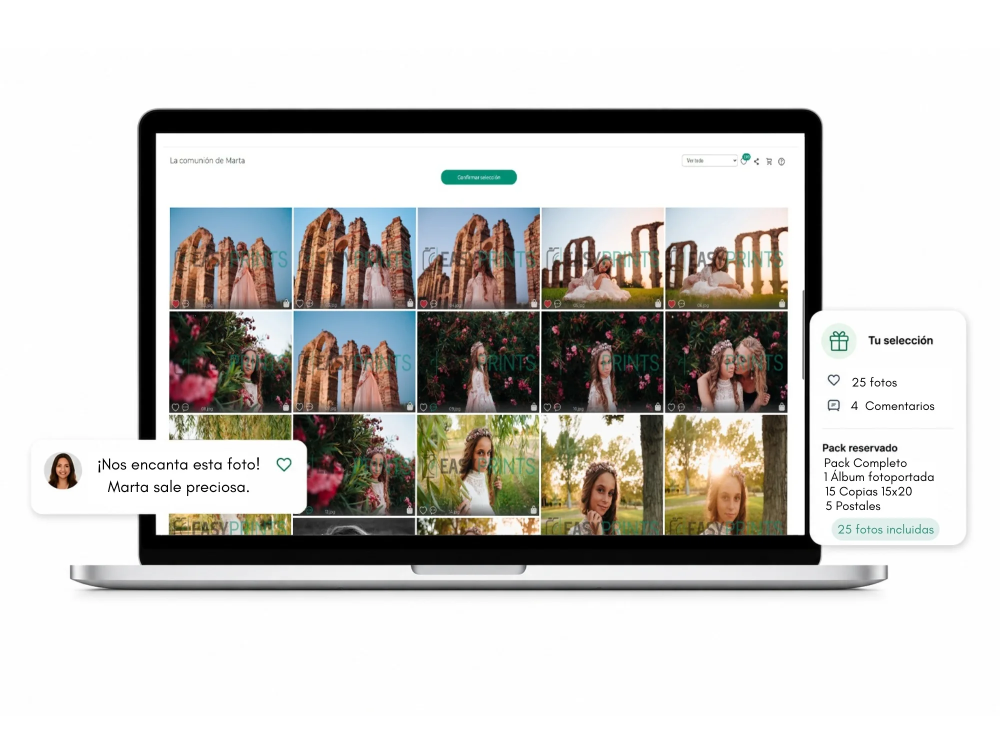 Galerías online Easy-Prints para tiendas fotográficas