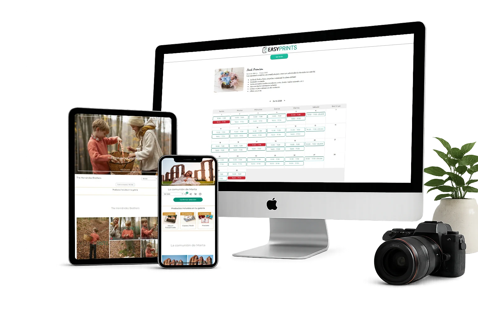 Easy-Prints Galerías en ordenador, tablet y móvil