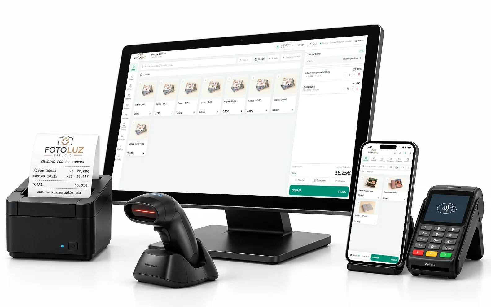 TPV Easy-Prints conectado con web, kiosko y pedidos