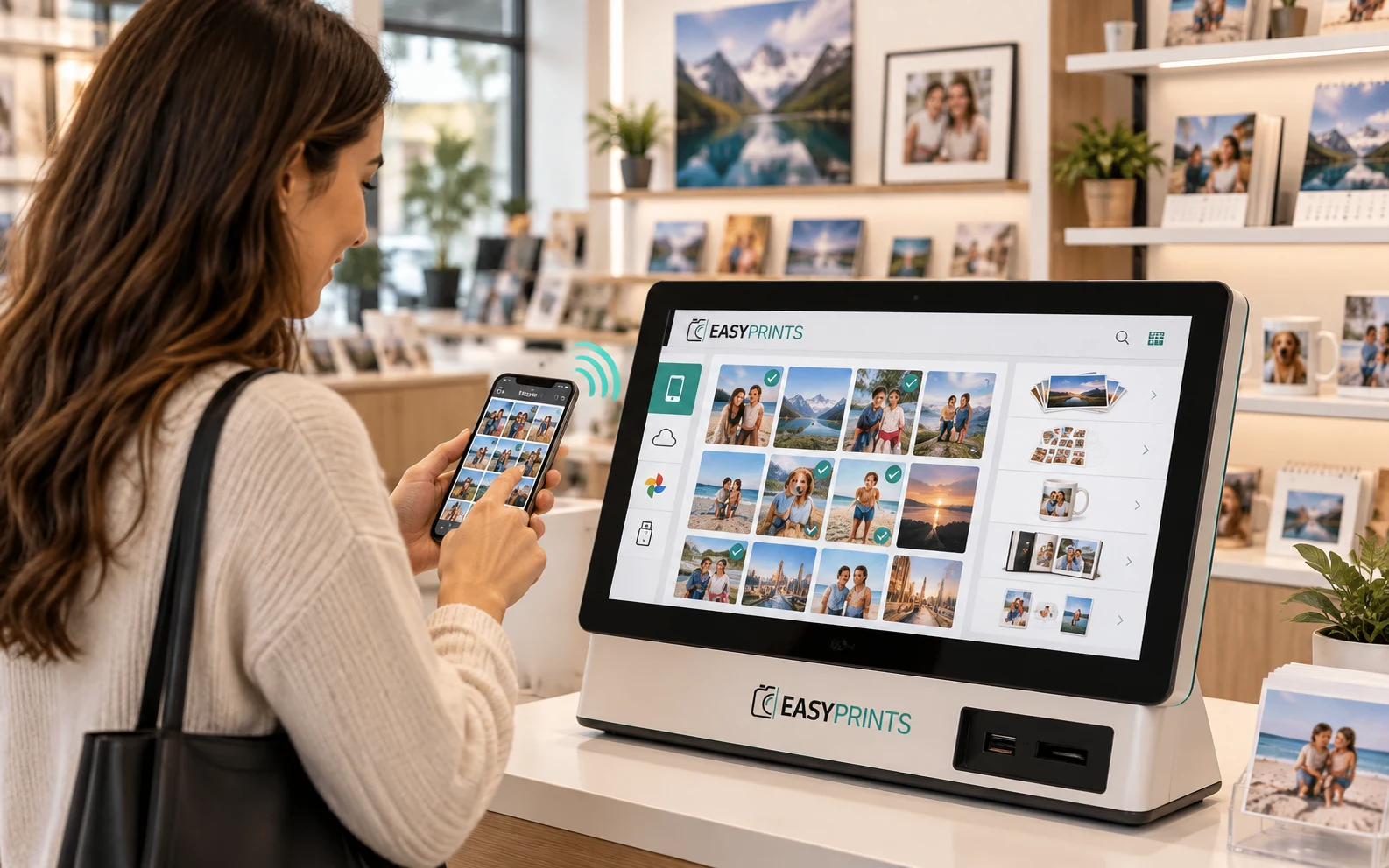 Upload vom Smartphone, USB oder Ordner