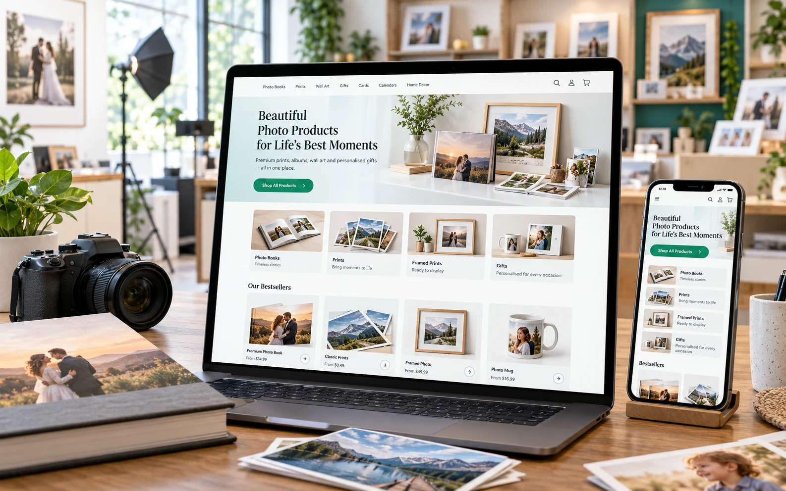 Web + ecommerce