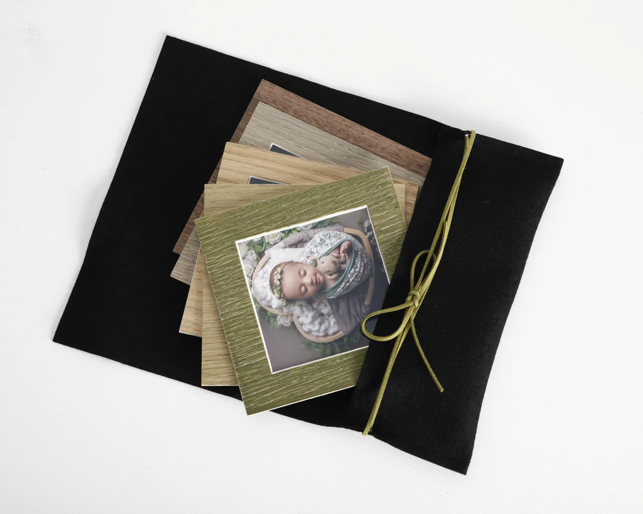 Sobres de lana negros