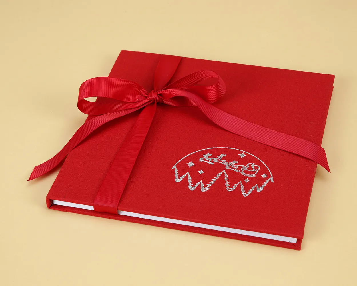 Eco Christmas Book con stamping