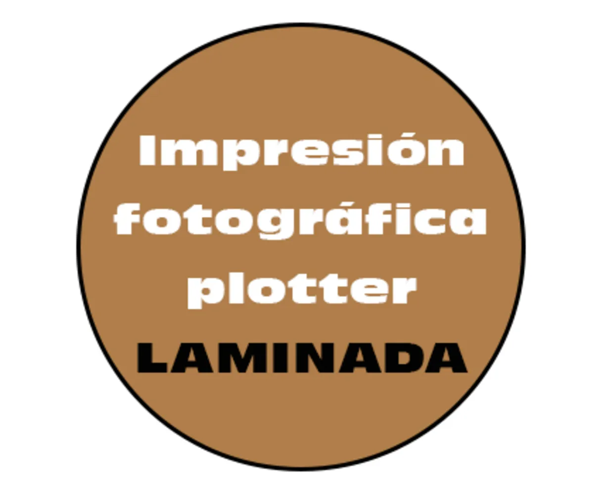 PLOTTER PAPEL FOTOGRÁFICO LAMINADA