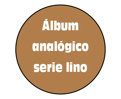 Álbumes analógicos serie lino