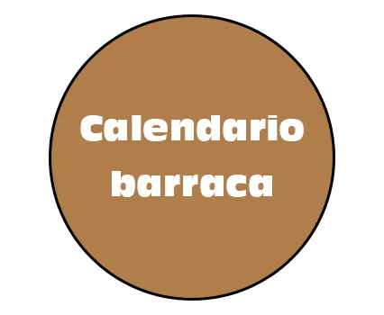 Calendario barraca