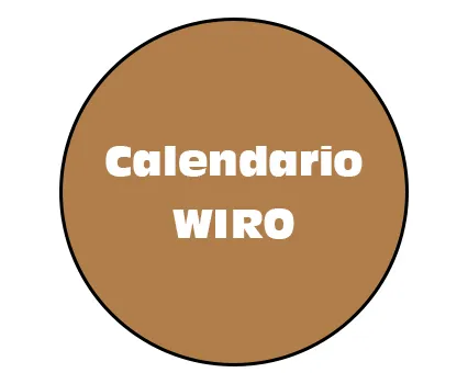 Calendario WIRO