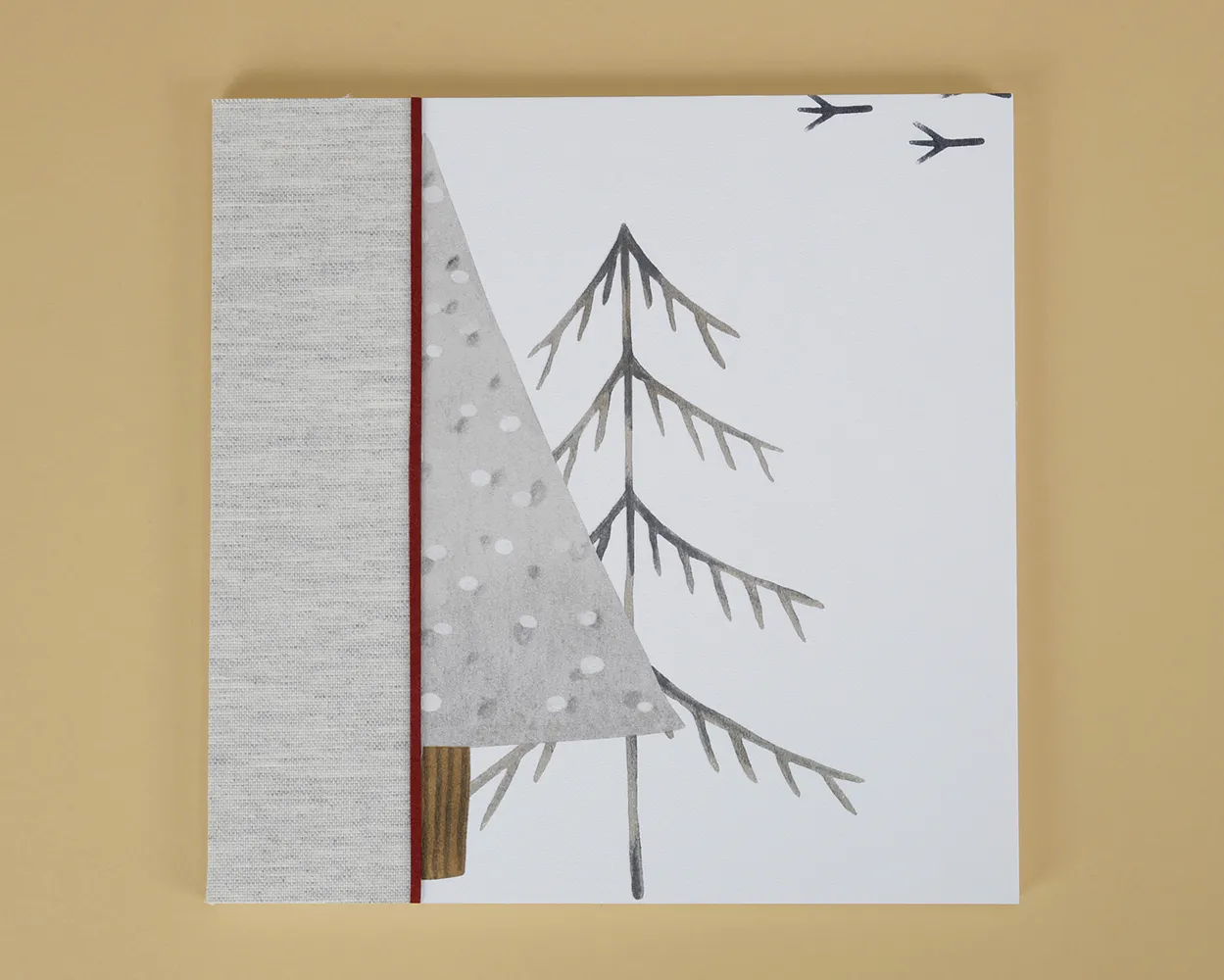 Weihnachts-Diptychen, -Triptychen und -Quadriptychen Baum