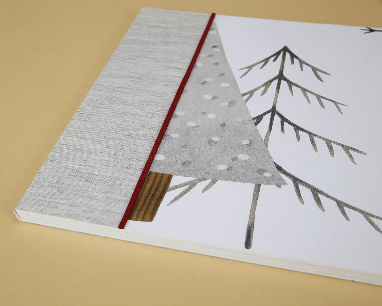 Weihnachts-Diptychen, -Triptychen und -Quadriptychen Baum