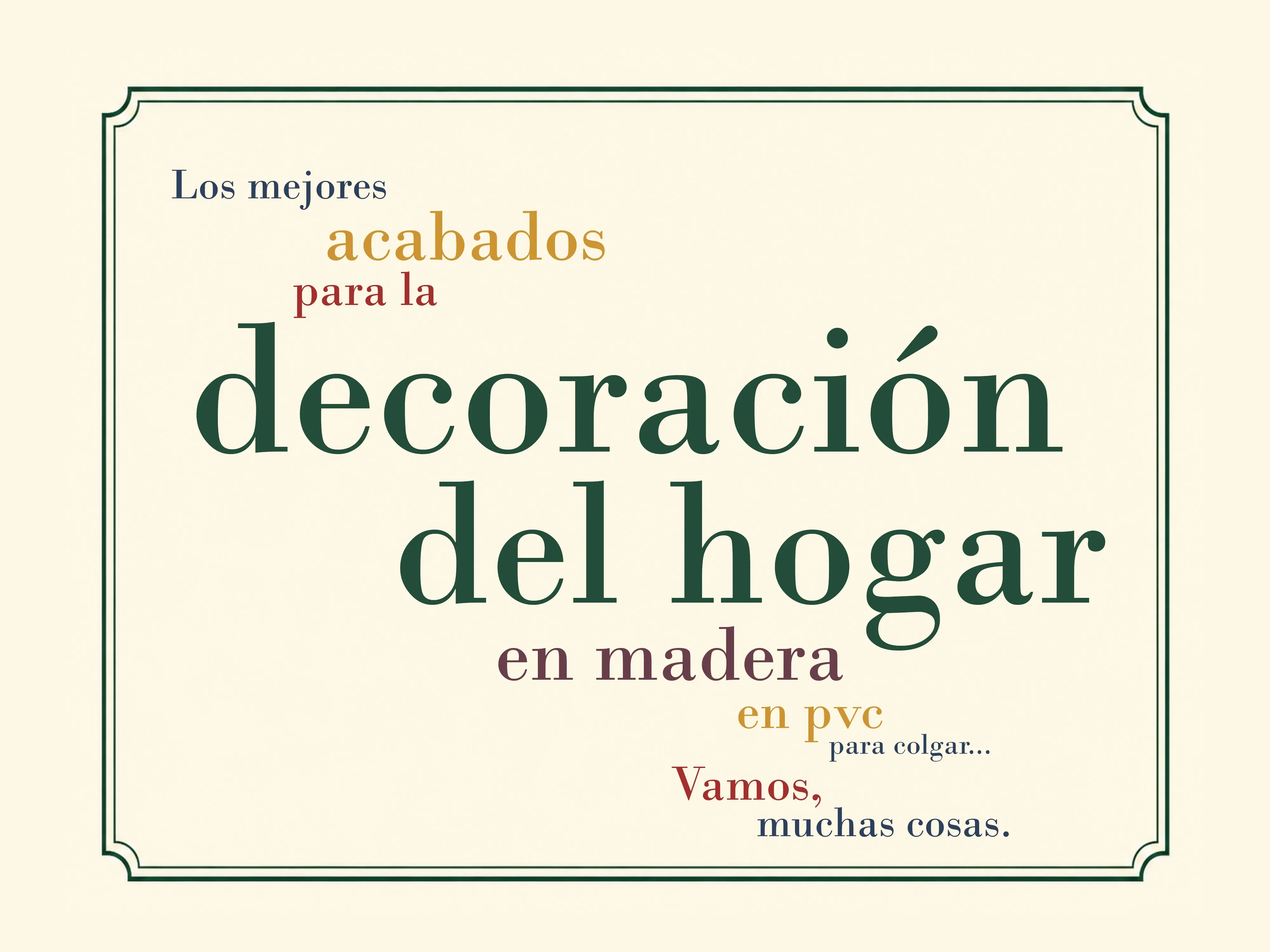 Let's Decorate!