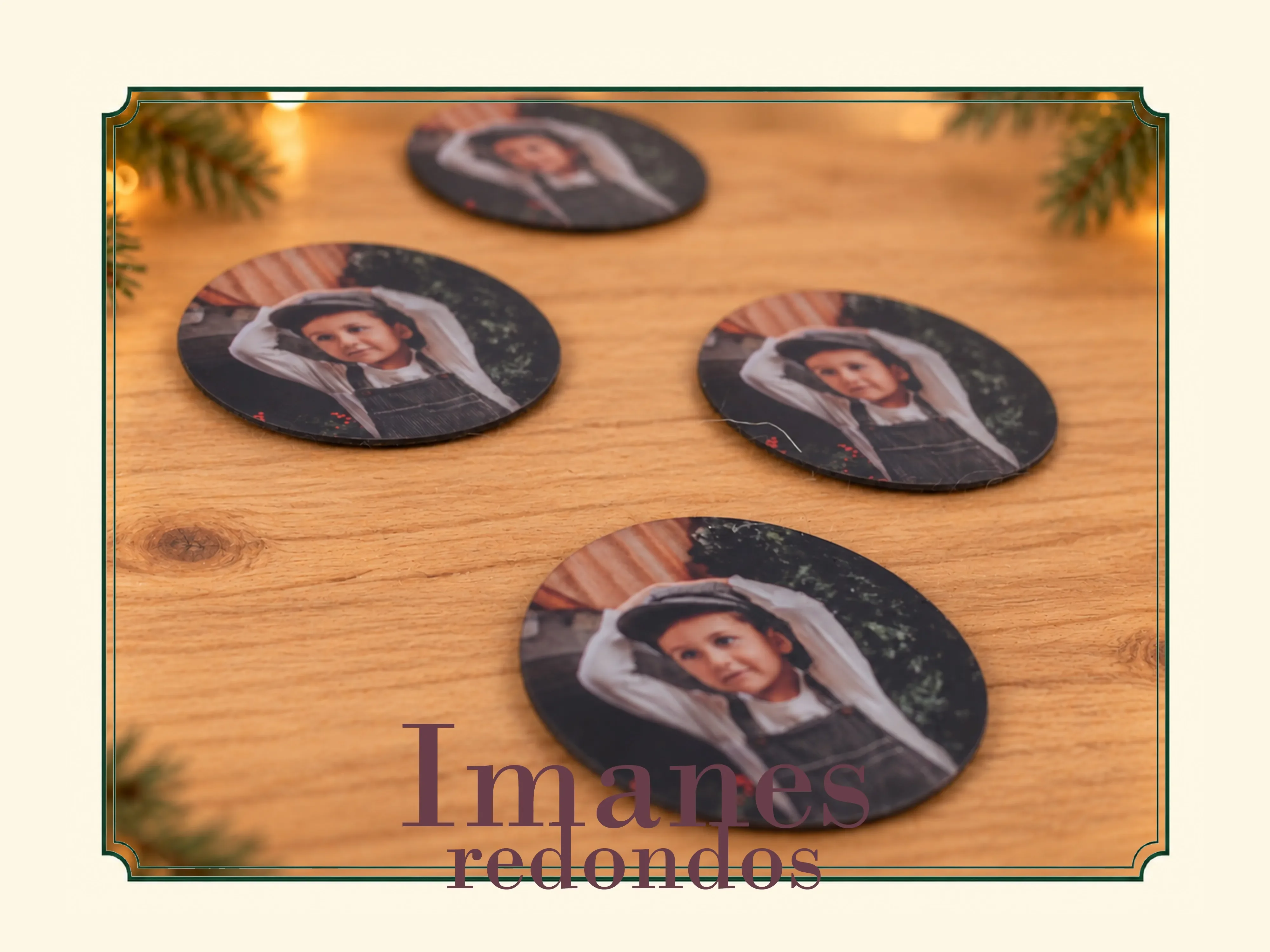 Lote 4 imanes Redondos