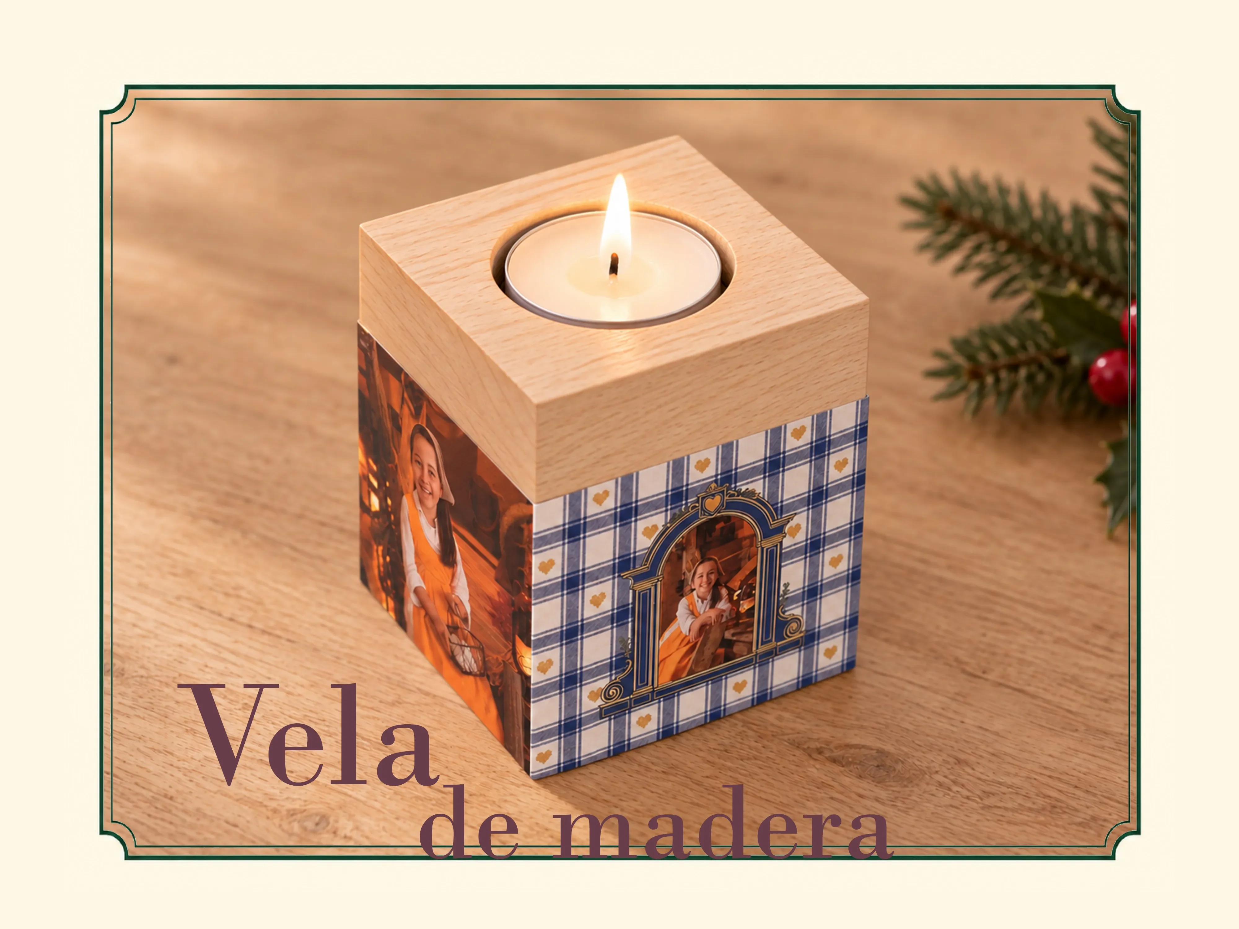 Vela de madera