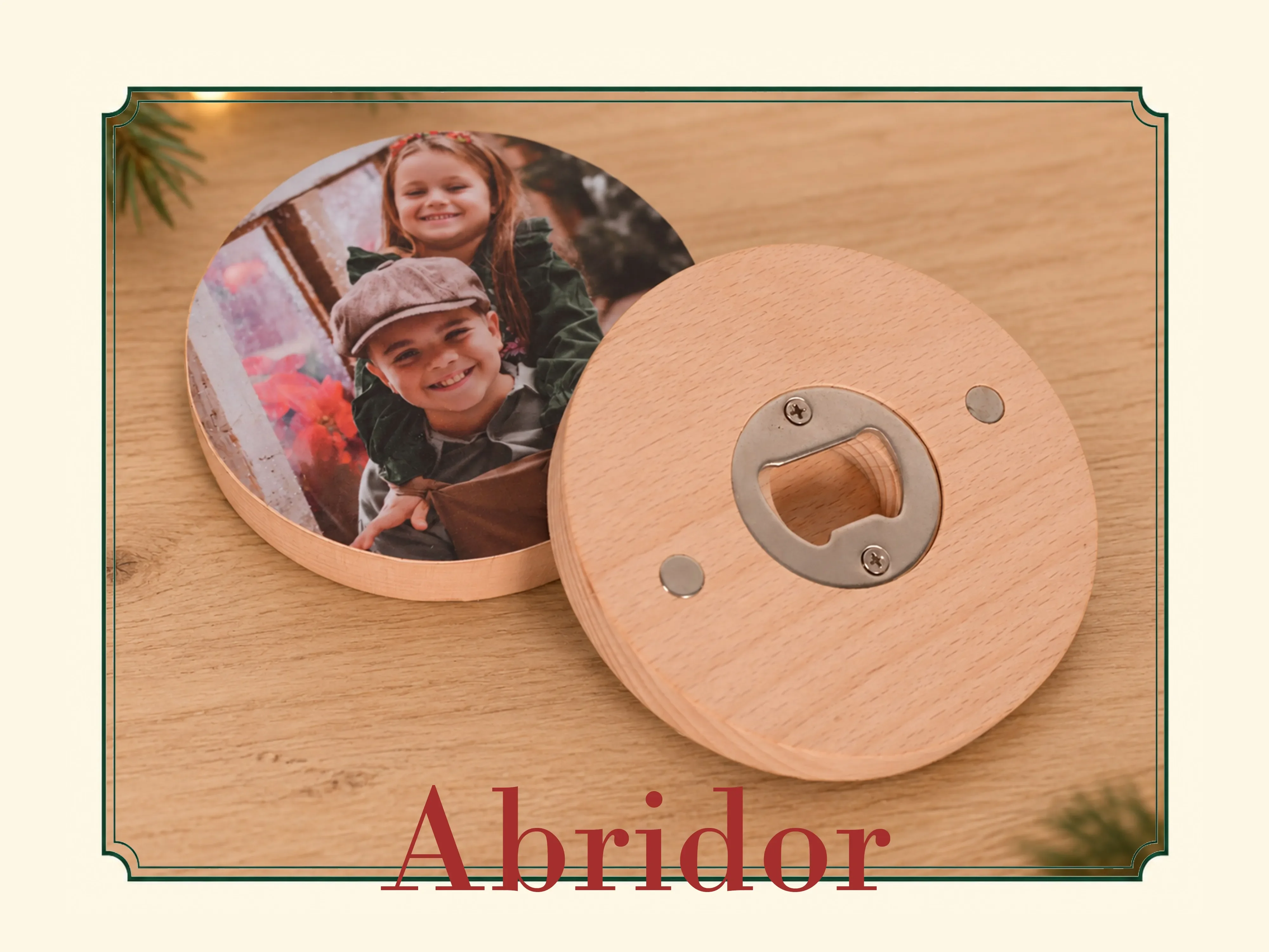 Abridor de madera