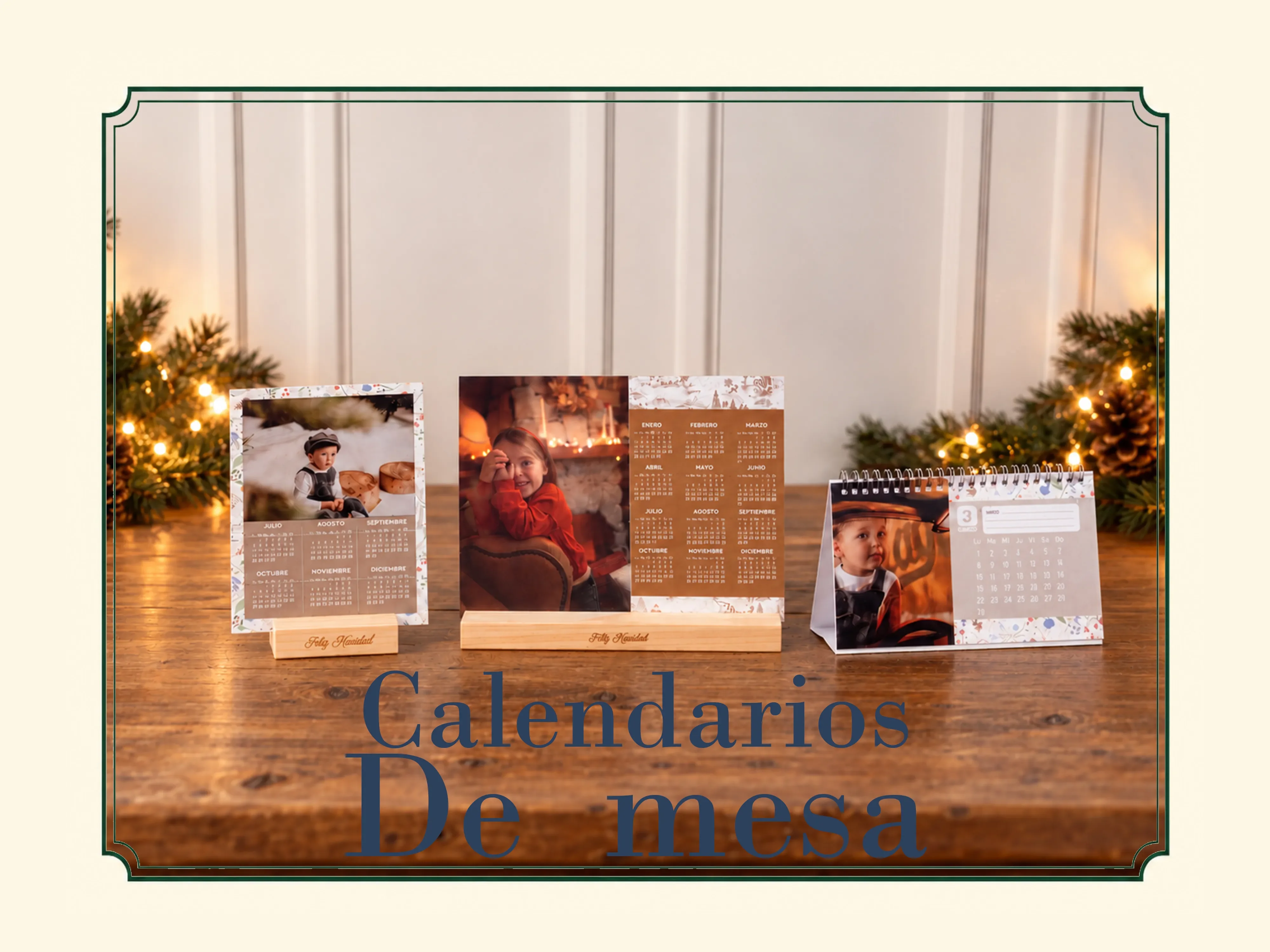 Calendarios con peana