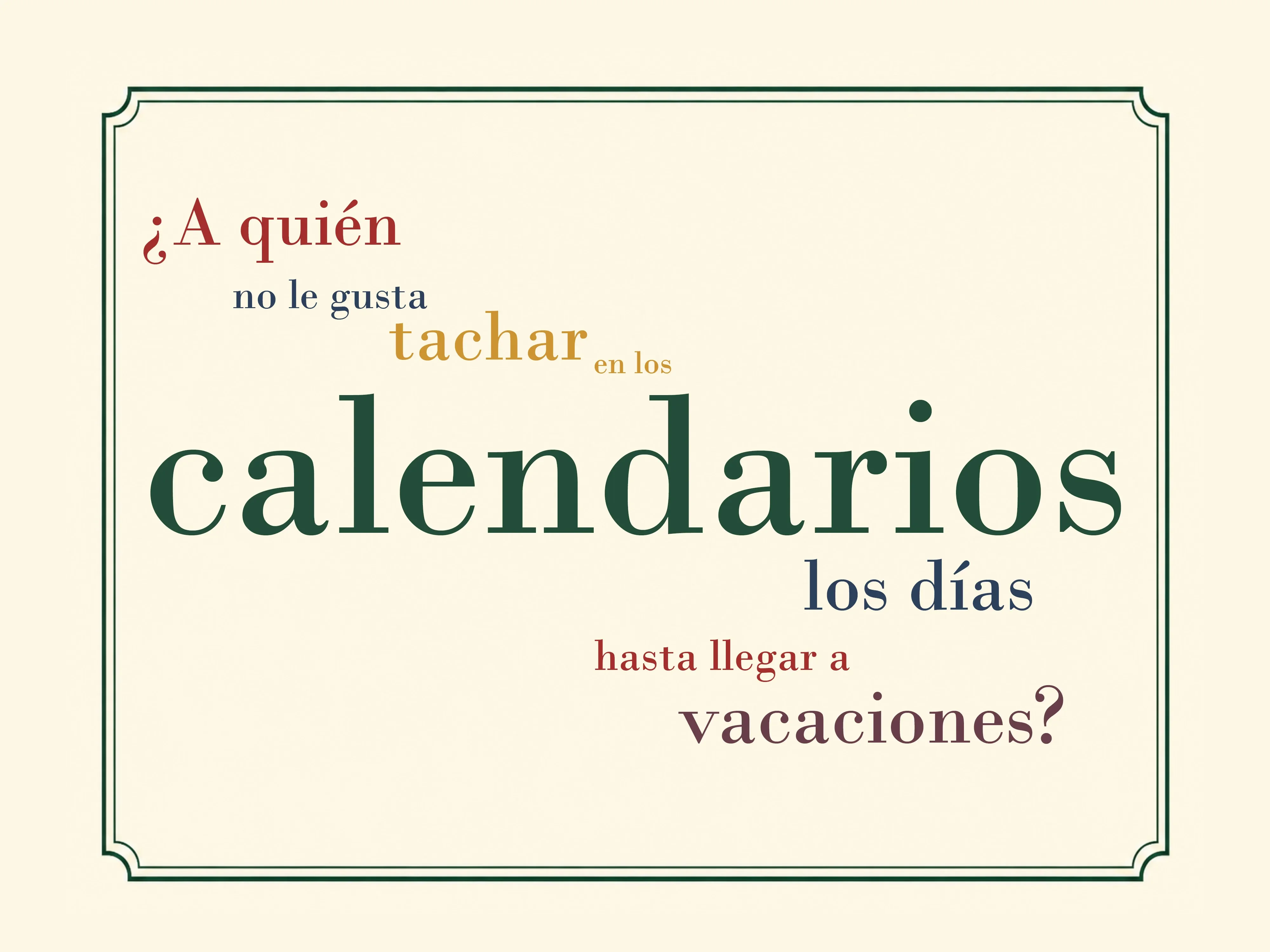 Calendarios