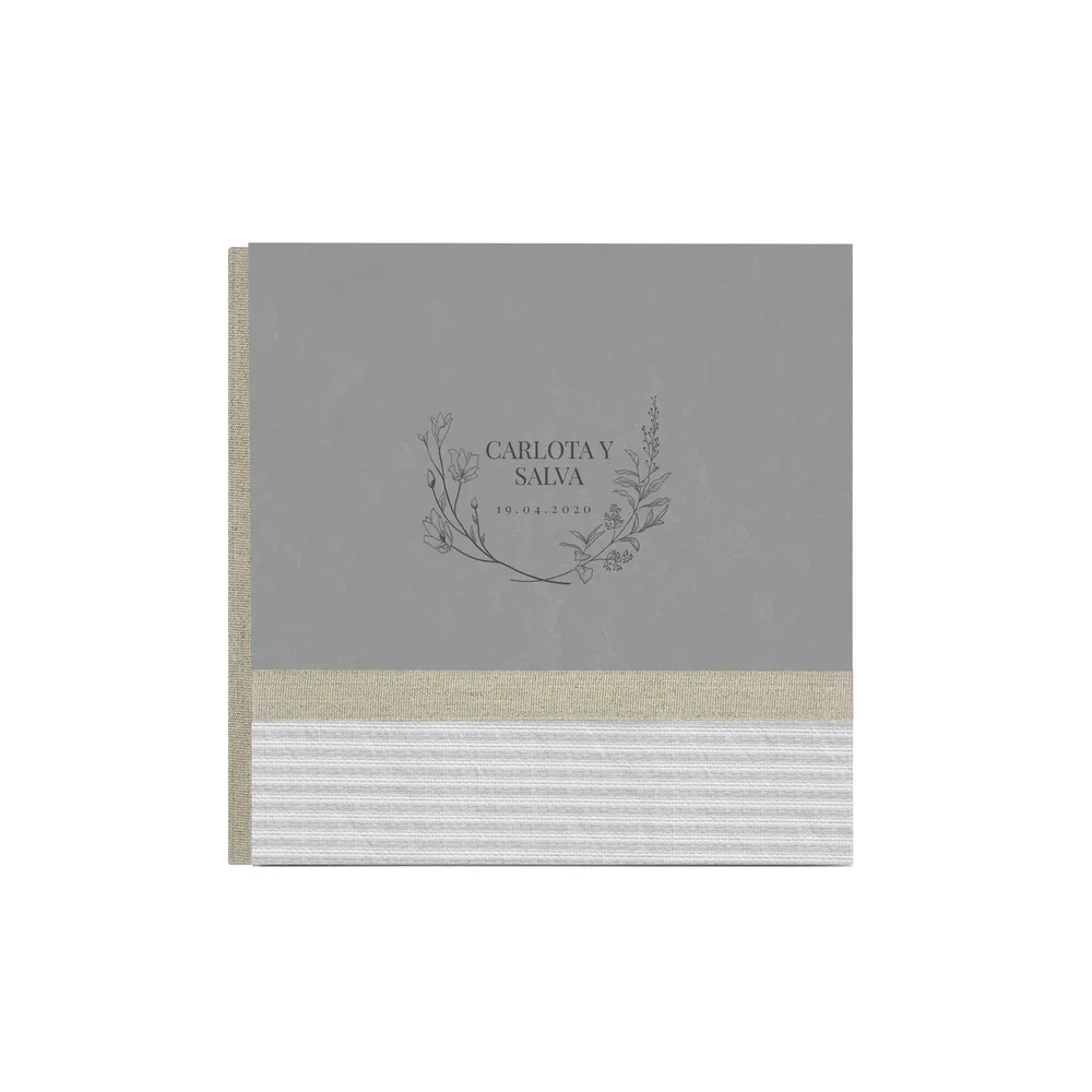 Álbum 3 Piezas Portada Combinada con Material Láser Arriba (20 pl)