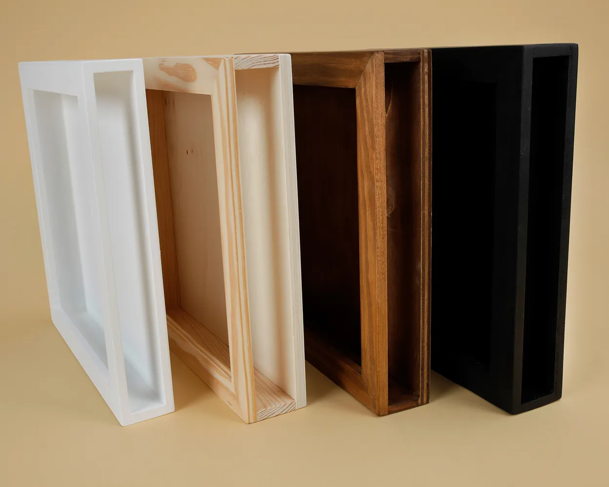 Caja madera marco<br>Passe Partout<br>Sin foto