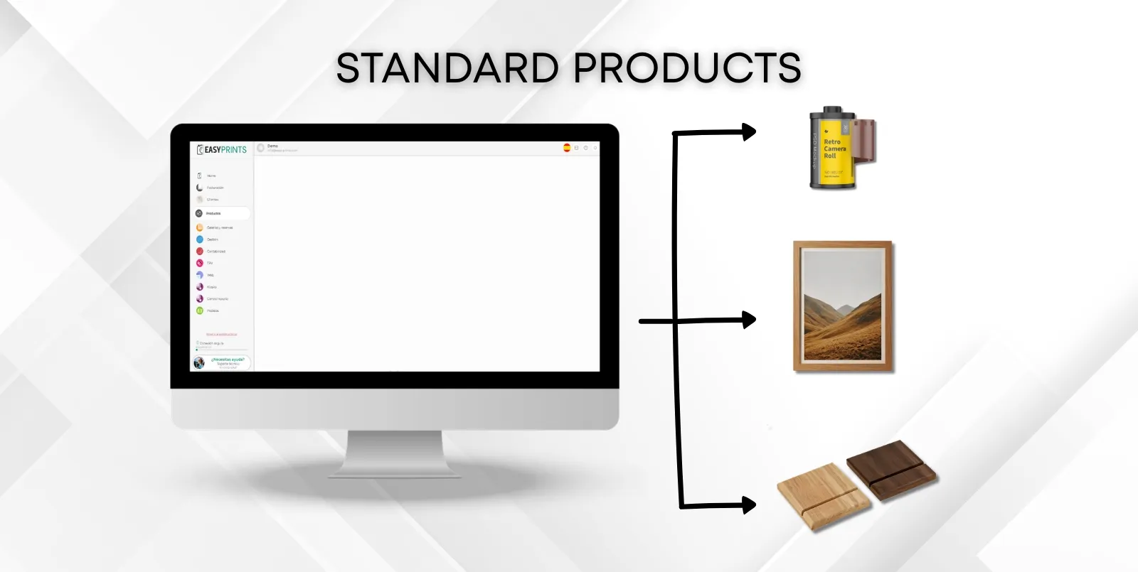 Cómo crear productos estándar