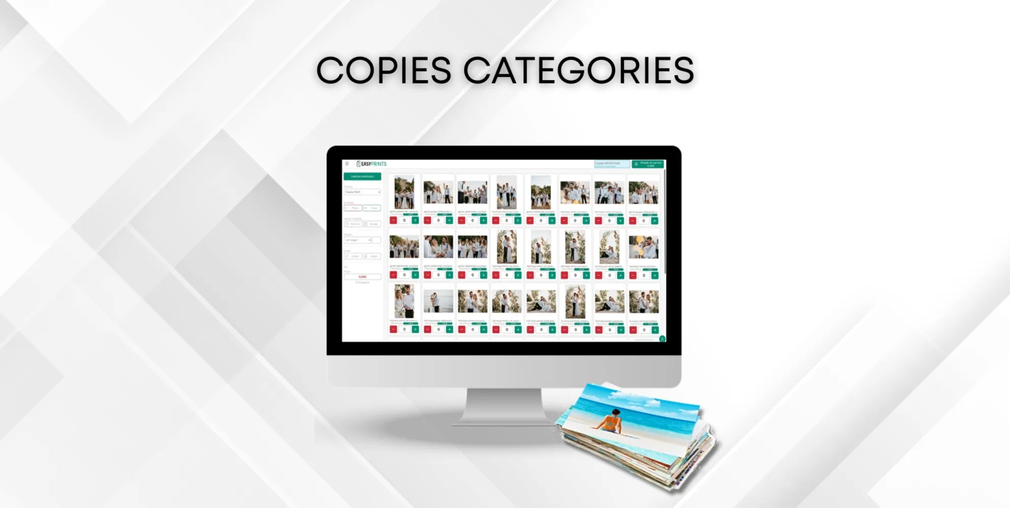 Cómo crear productos desde la categoría Copias