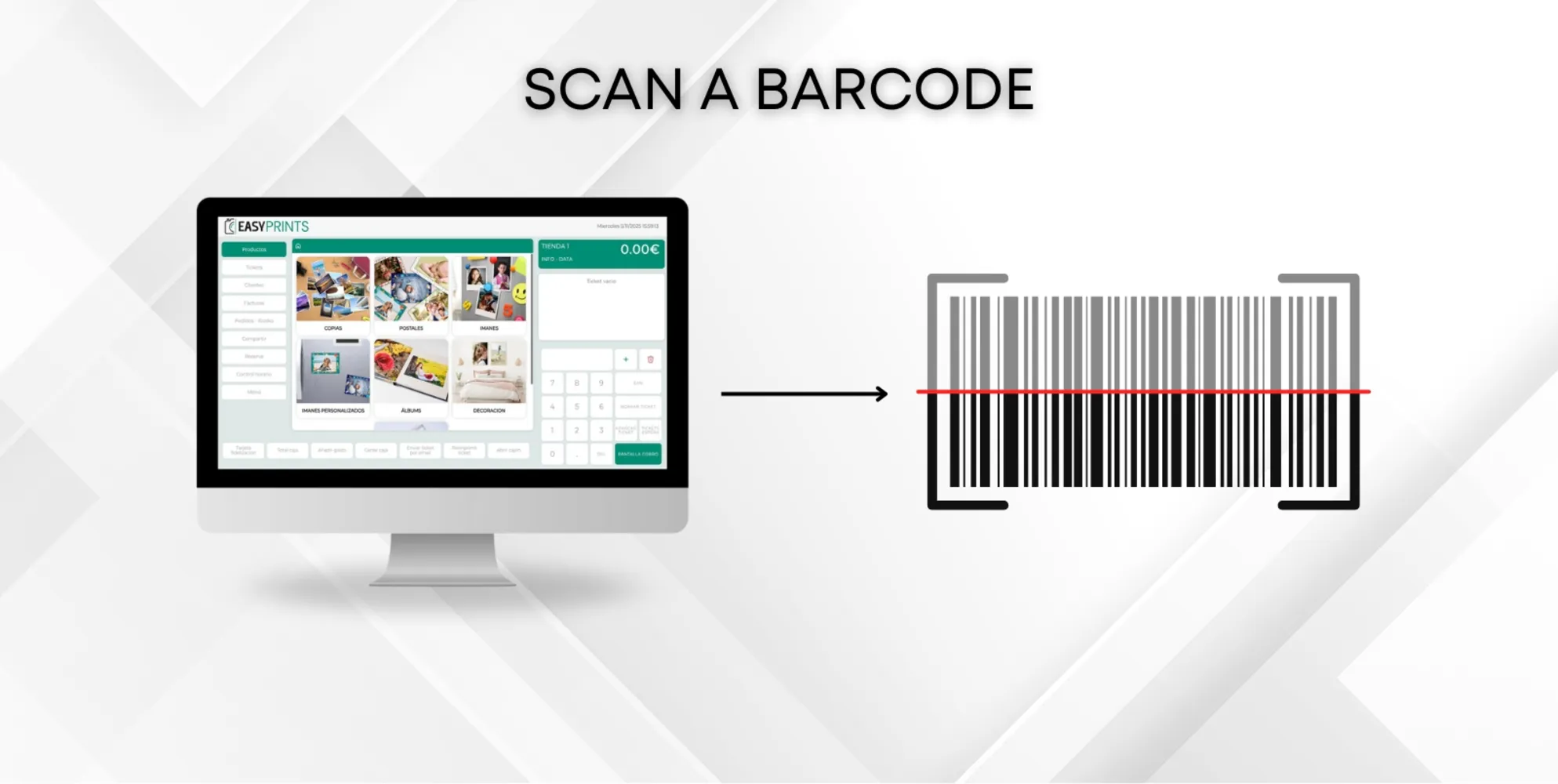 Cómo escanear un artículo con código de barras